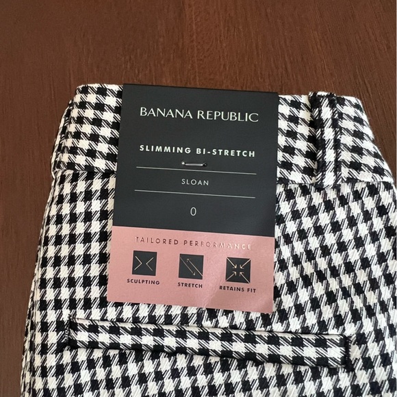 NWT Banana Republic Houndstooth Sloan - Picture 4 of 6
